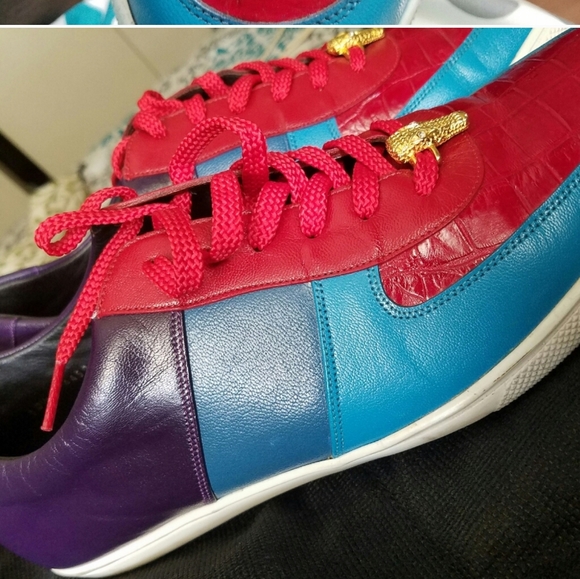 🔵🔴 Belvedere men casual sneakers 🔴🔵 - Picture 2 of 8